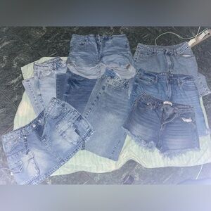 Assorted Blue Denim Shorts Collection